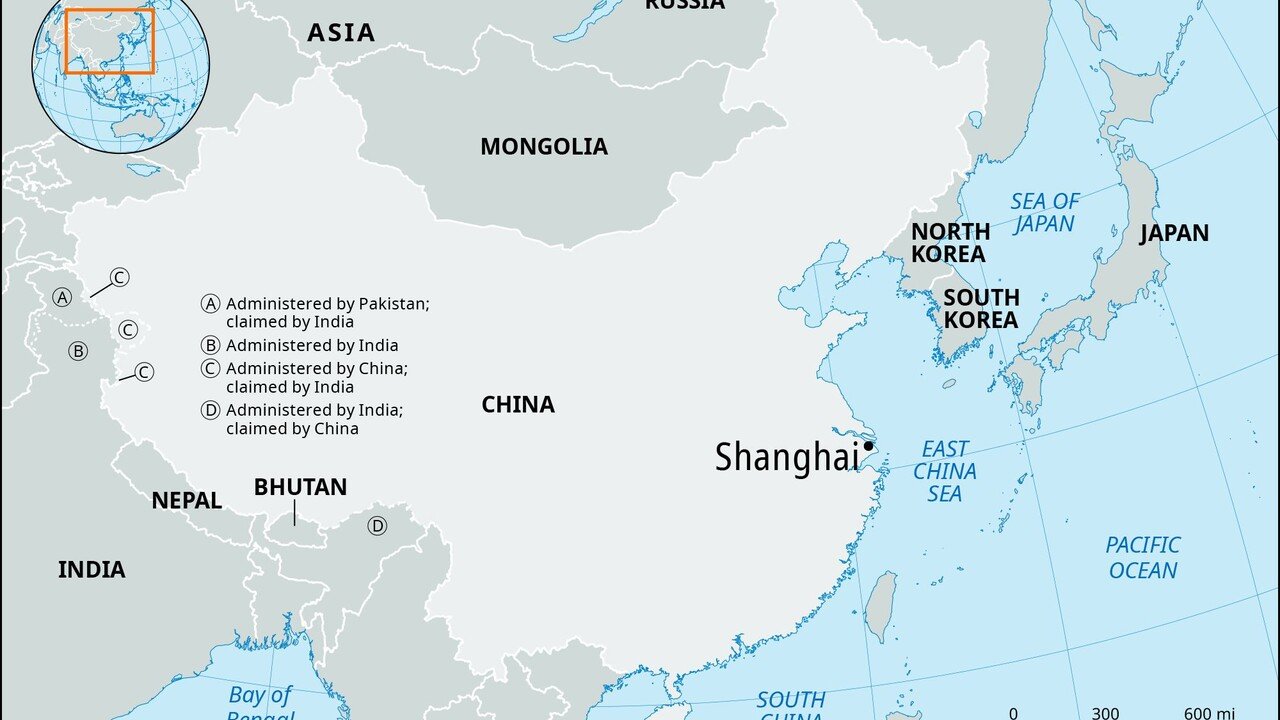 Shanghai Location Map