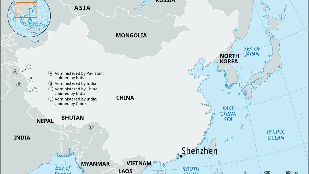 Shenzhen Location Map